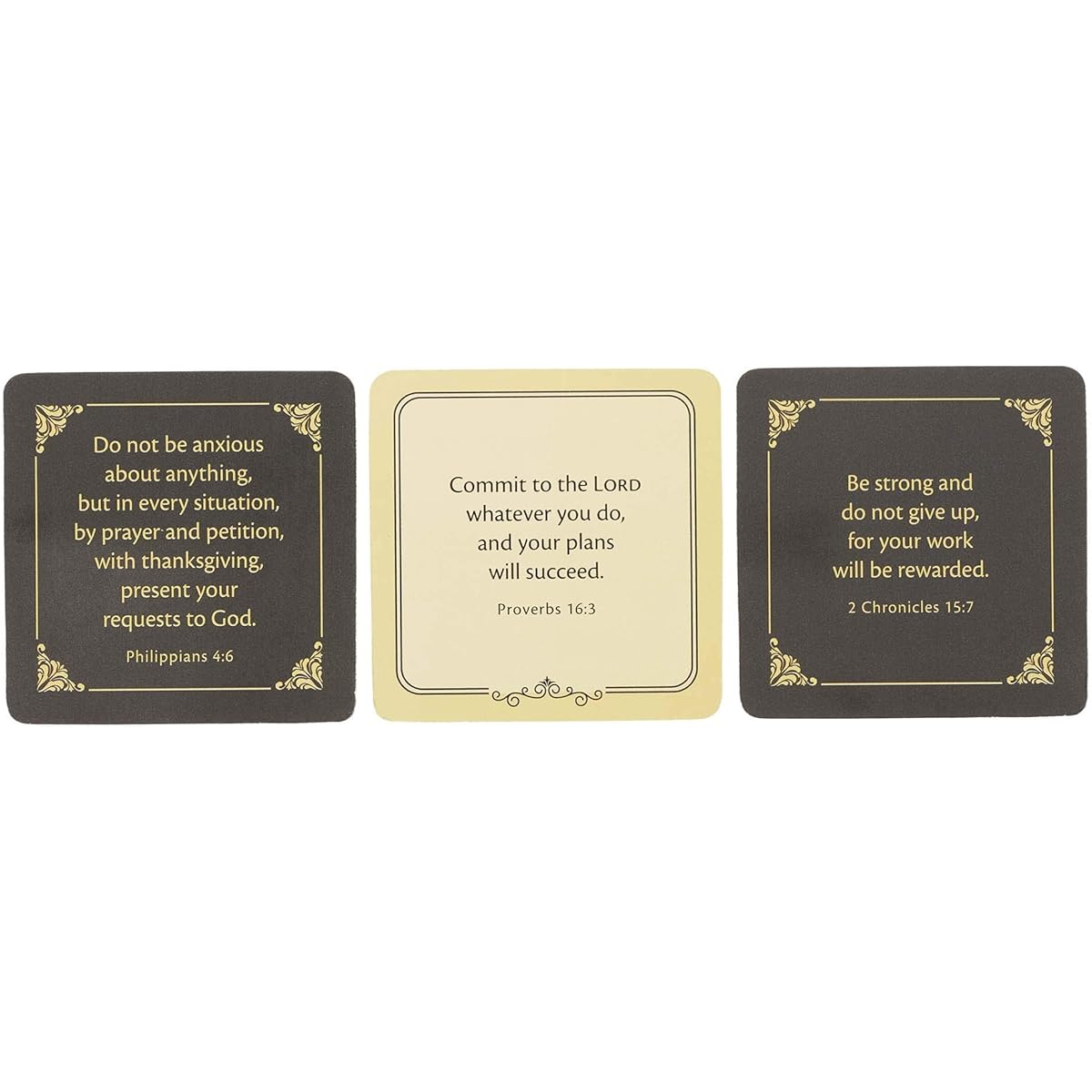 Christian Art Gifts Bible Prayer Cards in a Tin | 50 Double Sided Cards | Bible Verse Encouragement Gifts for Women