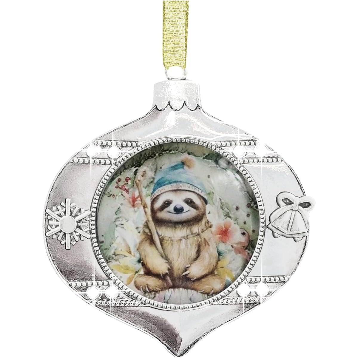 PTCRMG Christmas Tree Ornaments Home Decorations Christmas Hanging Glass Ornaments Car Pendants Family Decorations Holiday Keepsake Gifts(Yoga Mandala Zen Meditation Hippie Chakra)
