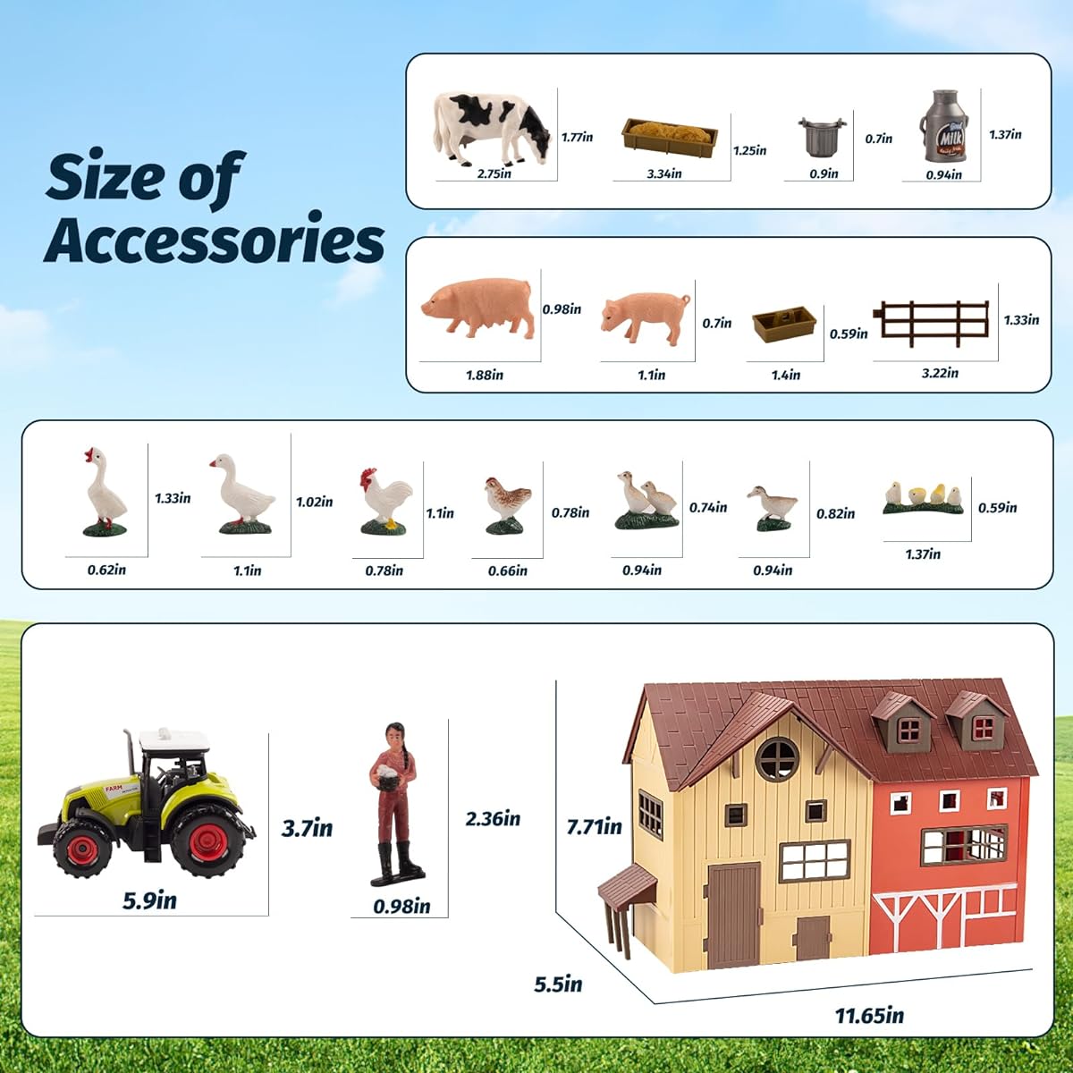 UNIH farm toy 3 years old