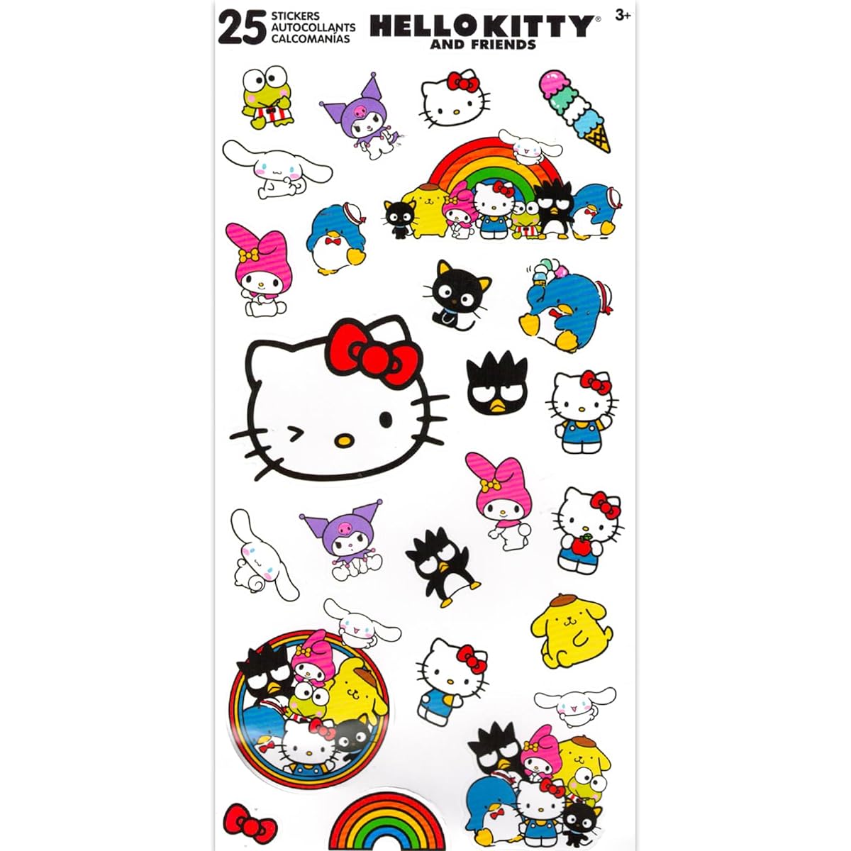 Hello Kitty Blind Bag Party Favors 3 Pack - Sanrio Party Supplies Hello Kitty Keroppi and More Sleepy Sanrio Figures Set of 3