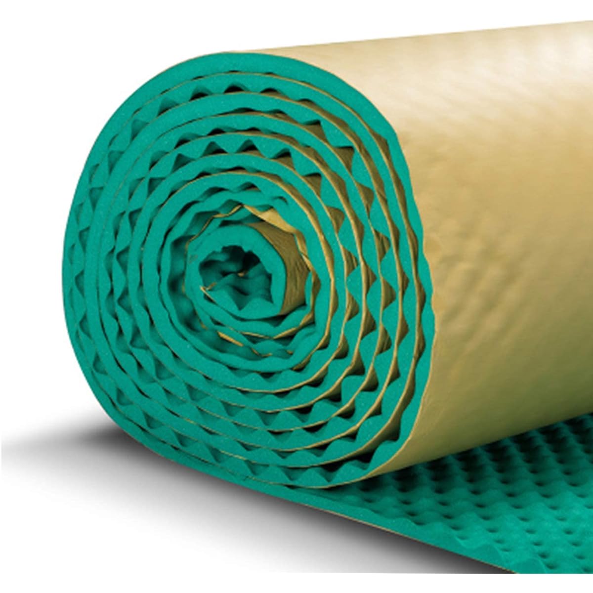 Soundproofing cotton with adhesive sound-absorbing cotton Moisture-proof, fire-proof, sound-absorbing panel (green) (green)