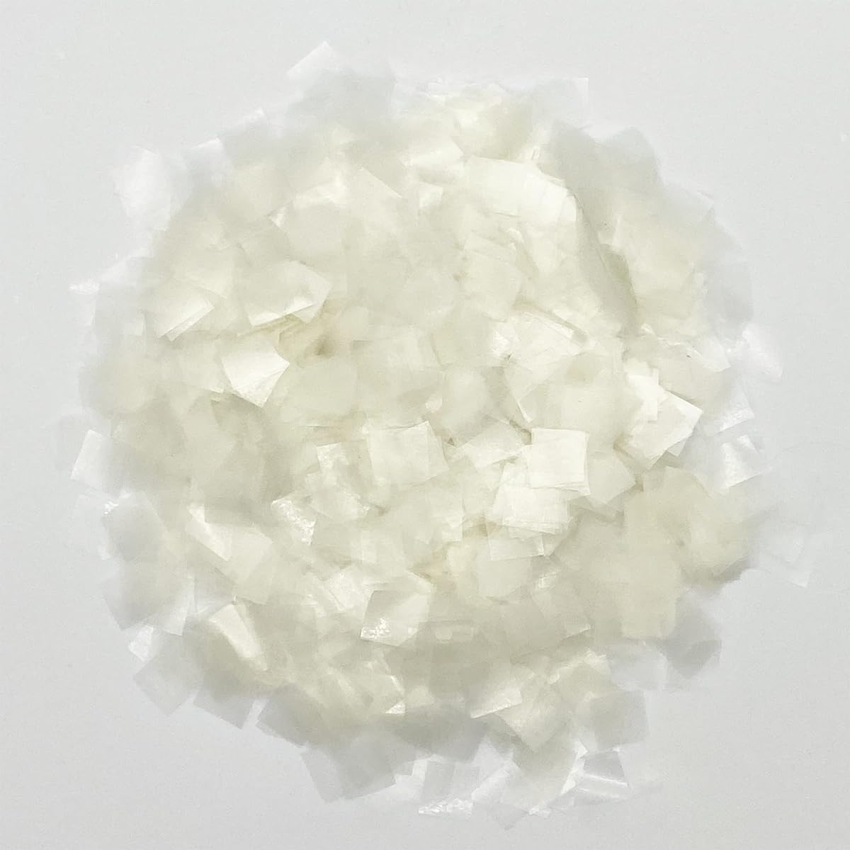 Ultimate Confetti - Premium White Snow Rice Paper Melting Confetti 1/4 Inch - Eco Friendly & Biodegradable