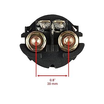 Compatible with Caltric Starter and Relay Solenoid Kawasaki Prairie 400 2X4 4X4 KVF400 1997-2002