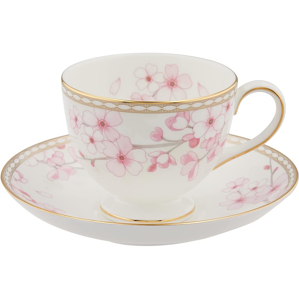 [Regular Imported Product] Wedgwood Spring Blossom Tea Cup & Saucer (Peony) Wedding Gift Present 1053201