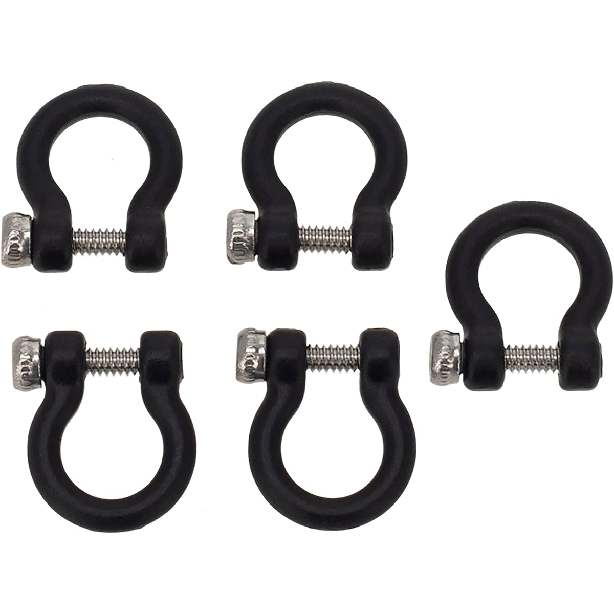 MEUS Racing 1/18 1/24 Simulation U Shackle Trailer Hook Metal Trailer Hook Suitable for SCX24 TRX4M FCX24 Other Models (Model A Round)