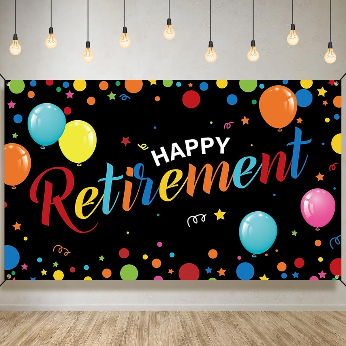 Happy Retirement Party Decor Retirement Banner Sign Photo Props Background Retirement Party Favors Women Men Teacher Retirement Farewell Decoration Gift Fabric Vicycaty