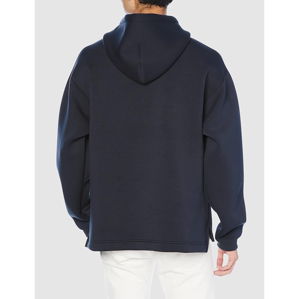 [Beam Slights] Hooded Sweatshirt Cardboard Knit Basic Parka Men's