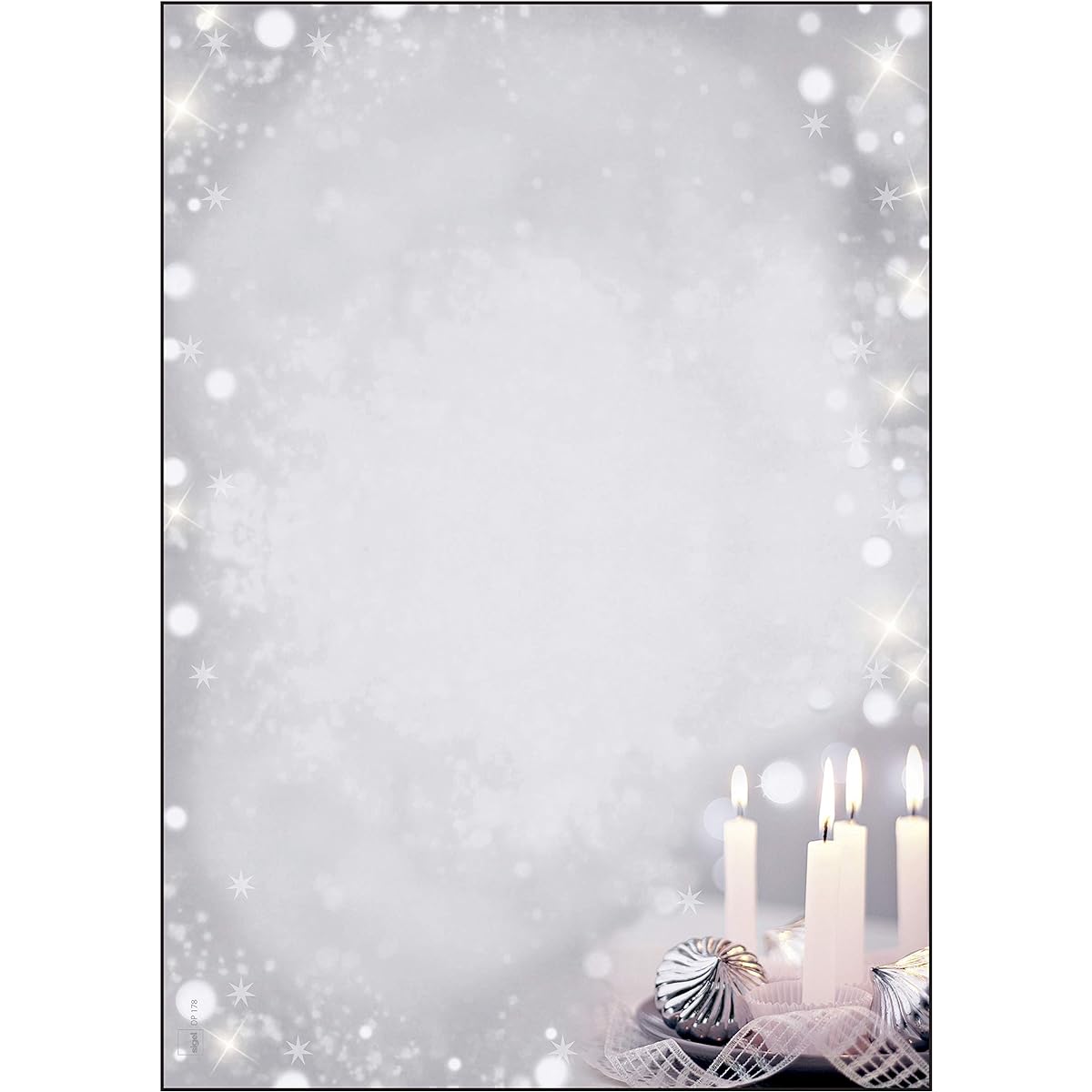 SIGEL DP178 Christmas motif paper "Christmas Silence", A4, 90gsm, 100 sheets