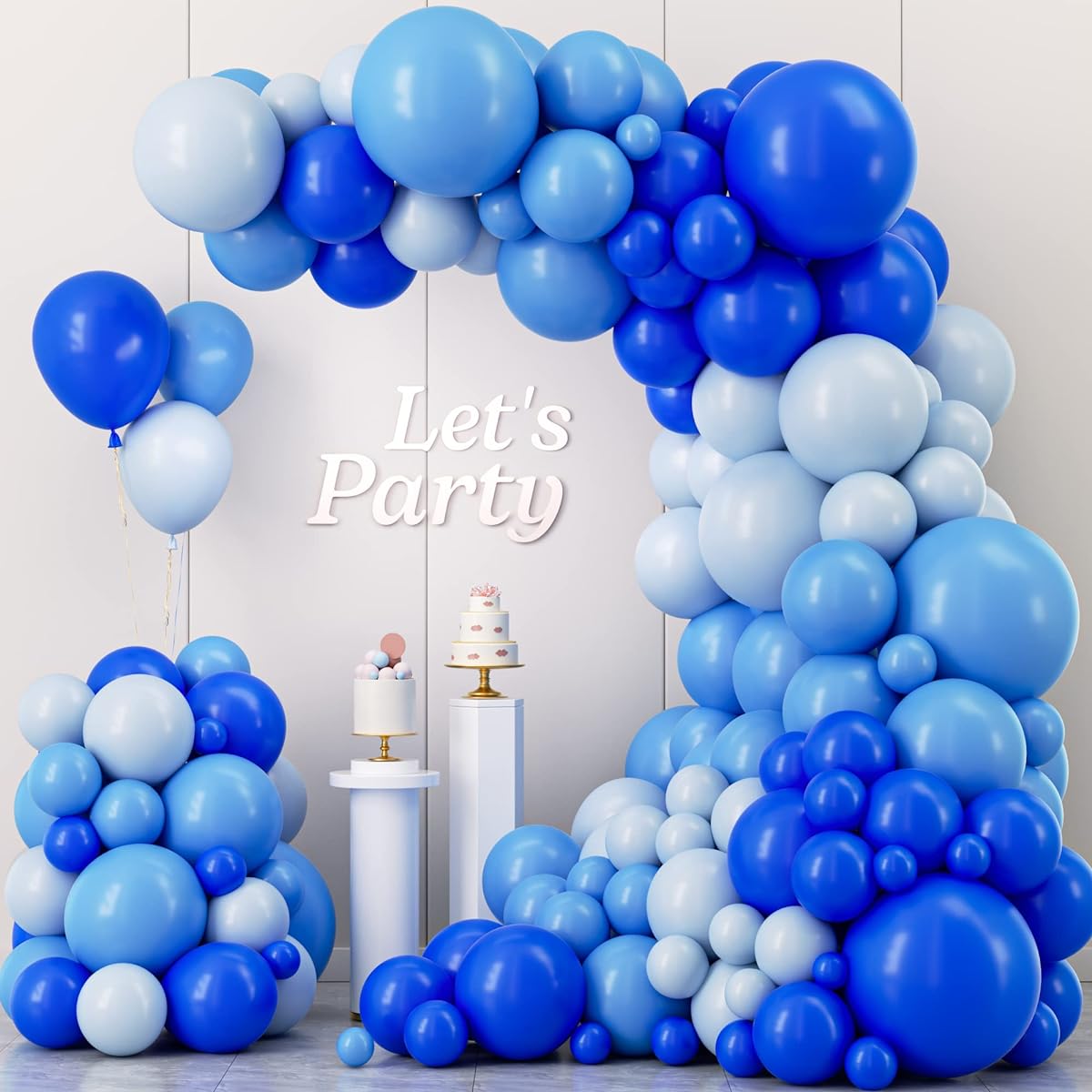 Kelfara Blue Balloon Garland Kit