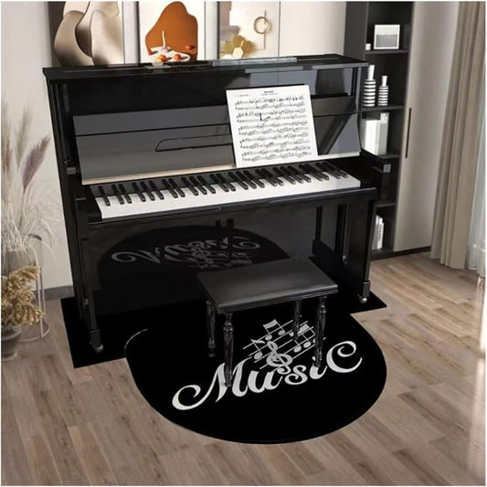 Piano Soundproof Carpet Soundproof Damping Floor Mat for Upright Piano Electronic Piano Dedicated Mat Soundproof Rug for Piano Acoustic Pad Soundproof Floor Mat Piano Rug Set Anti-Vibration Soundproof Mat Drum (Color: C)