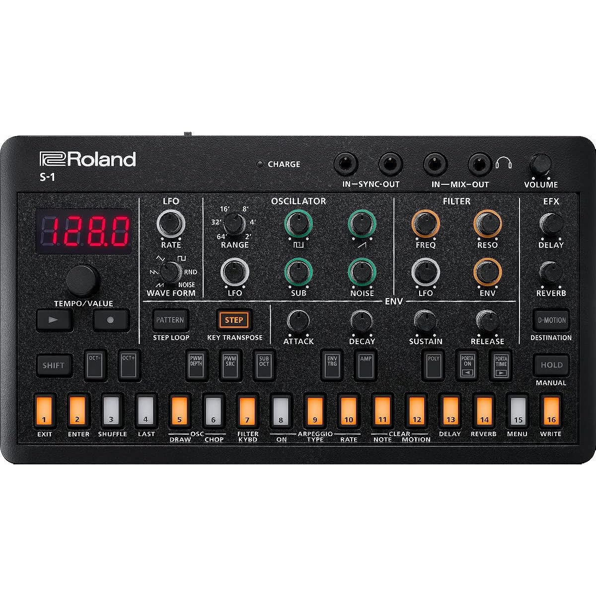 Roland Roland/AIRA Compact S-1 TWEAK SYNTHESIZER [USB power adapter & headphone set! ]