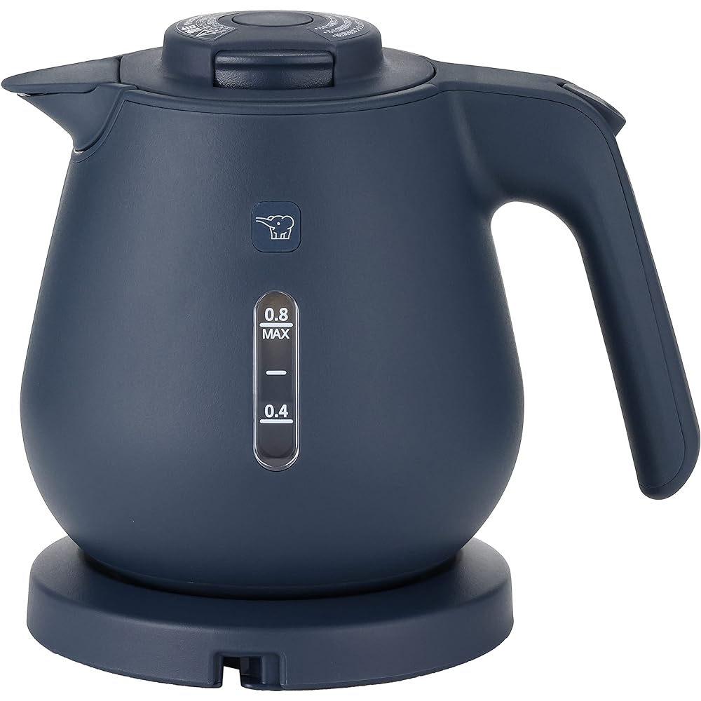 [Old model] Zojirushi Electric Kettle 0.8L Dark Navy CK-DA08-AD