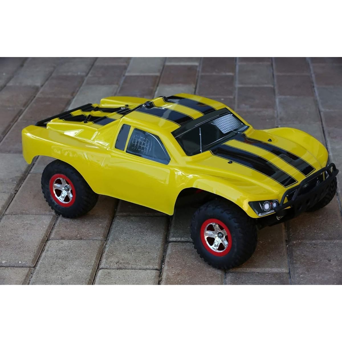 SummitLink Compatible Custom Body Yellow Bumblebee Style for 1/10 Scale RC Car or Truck (Truck Not Included) SS-BEE-03