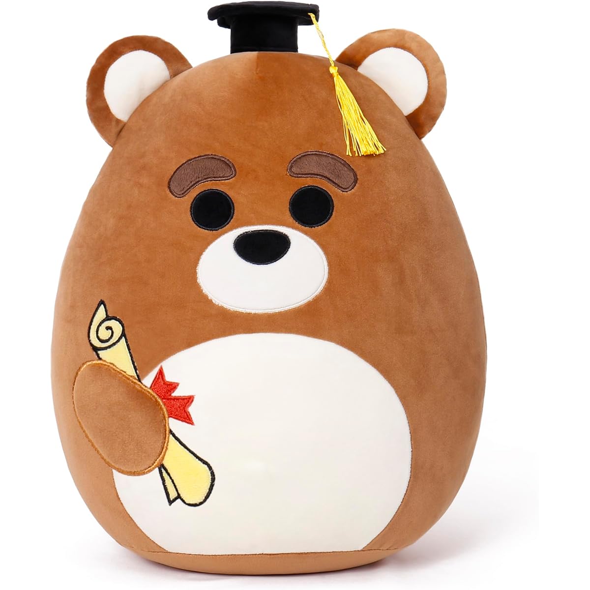 OurHonor Graduation Gifts for Middle School 2024 Teddy Bear with Mini Graduation Cap, Cute Doll Pillow Toy for High School/Elementary School Students