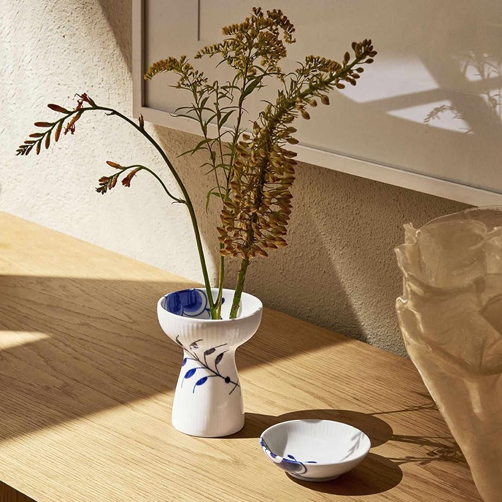 [Regular Imported Product] Royal Copenhagen Blue Fluted Mega Open Flower Vase Vase Height 11cm Wedding Gift Present 1066676