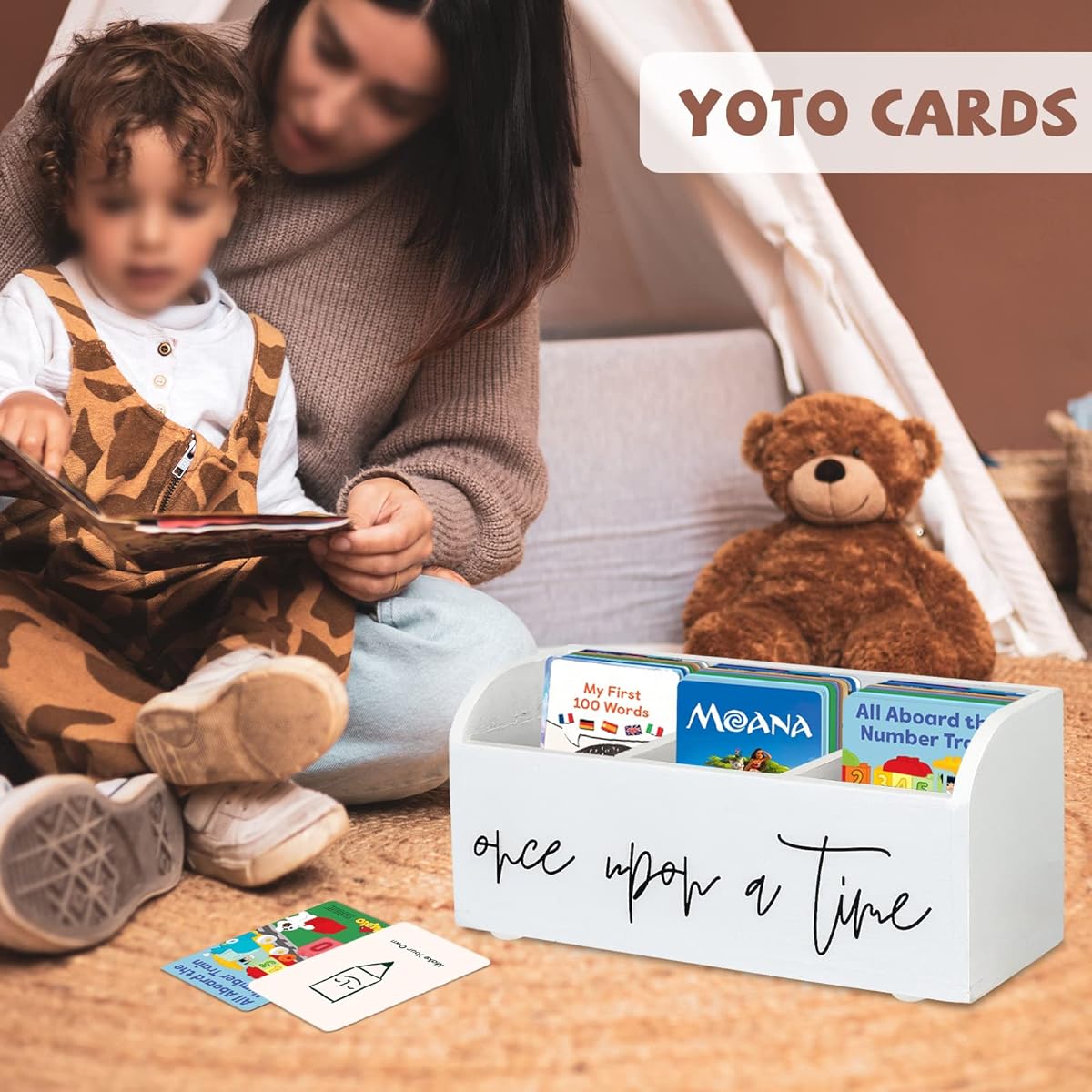 COZYYROME White Card Box 3 Compartments