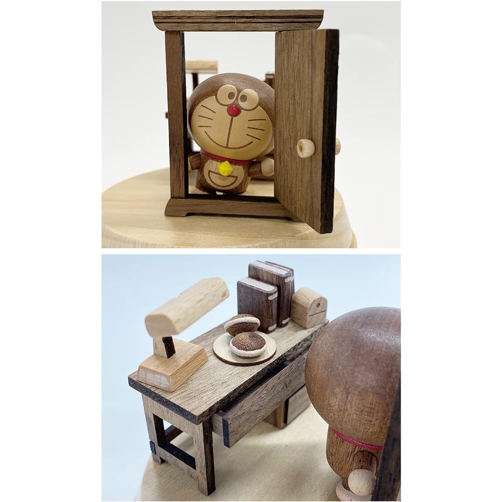 Sanrio Wooden Music Box Doraemon Anywhere Door H 9157