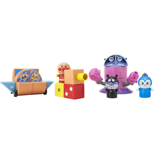Anpanman Snap with a magnet! Inspiration Cube Anpanman Go and Baikin UFO Set DX