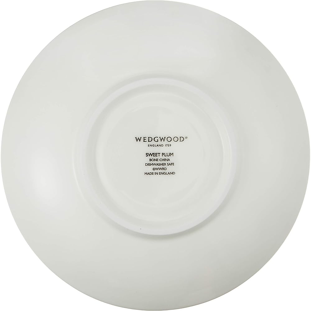 Wedgwood Sweet Plum Tea Cup & Saucer Peony [Parallel Import]
