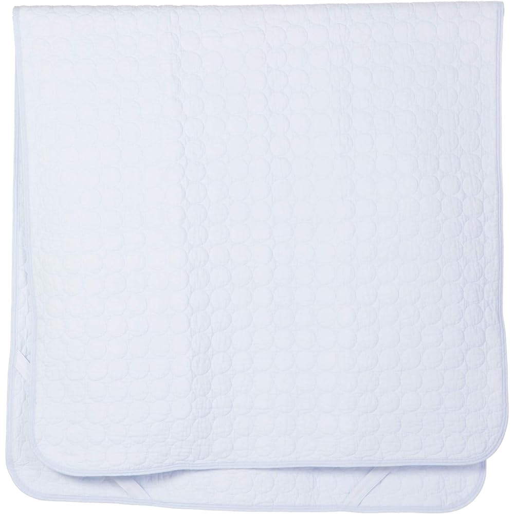 nishikawa [Nishikawa] Water-absorbing bed pad, Blue, Single, Washable, Enhanced water absorption, 100% cotton, Soft, Shrink-resistant PM09800027B