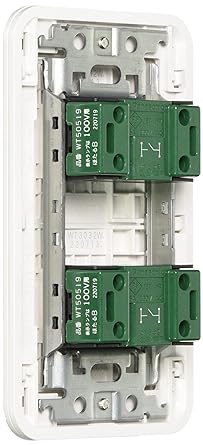 Panasonic Cosmo Wide 21 Embedded Hotaru Double Switch B Set of 3 WTP50512WP