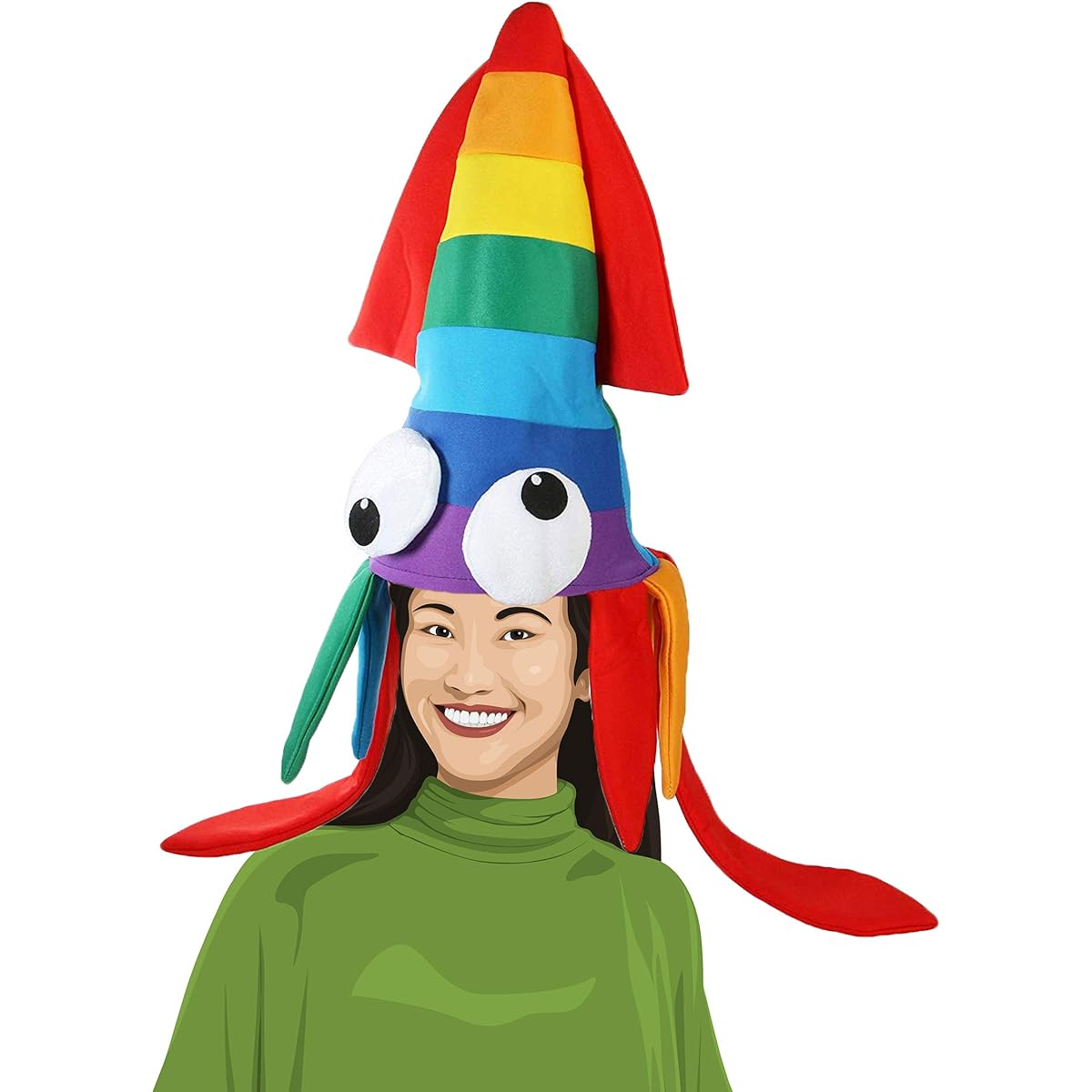 IDS Funny Hat Halloween Party Supplies Fancy Dress Costume One Size Octopus Multicolor USIOSAmz20180922SX8YUQ