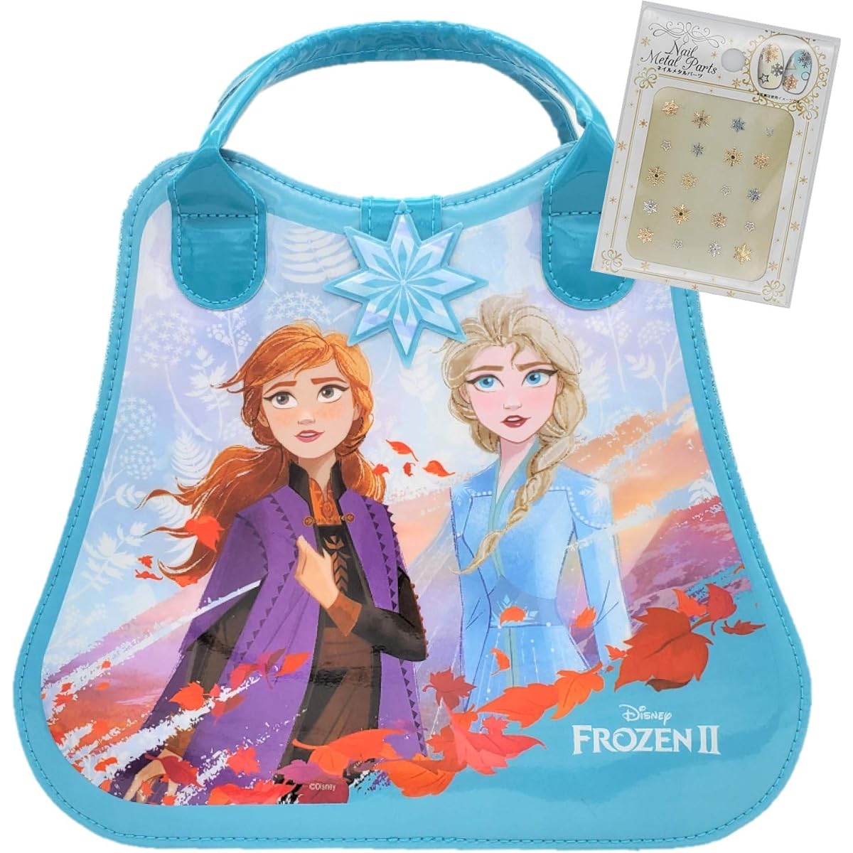 Kids cosmetics and makeup set Disney Princess Frozen with carry box 29 plus 1 piece set Original nail parts included Limited edition set