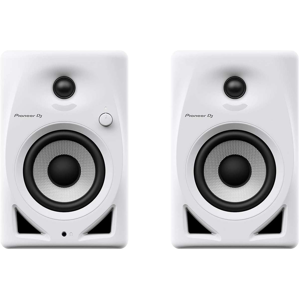 Pioneer DJ 4-inch 2-way active monitor speaker DM-40D-W (White)