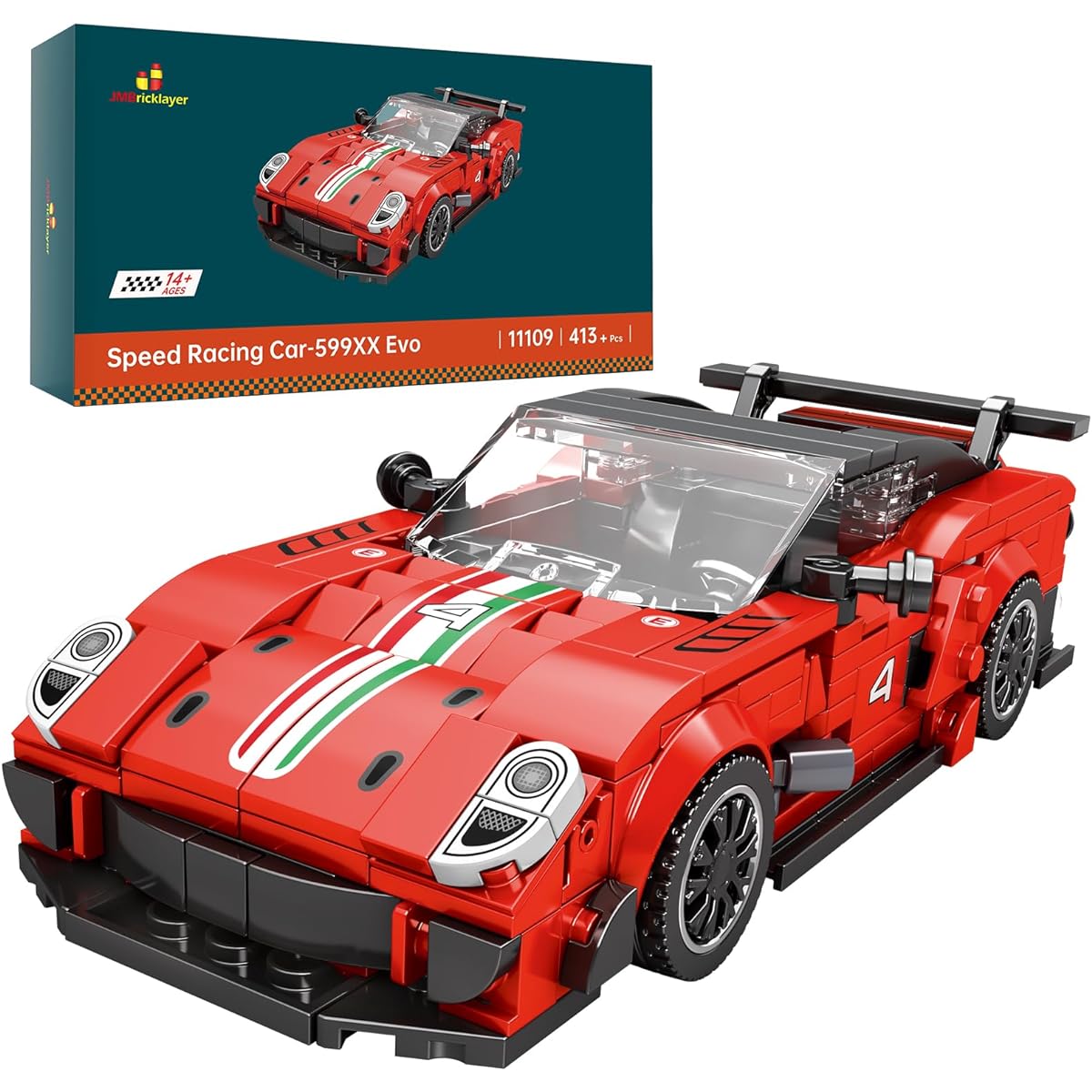 JMBricklayer Speed Racing Car 599XX Evo Building Blocks