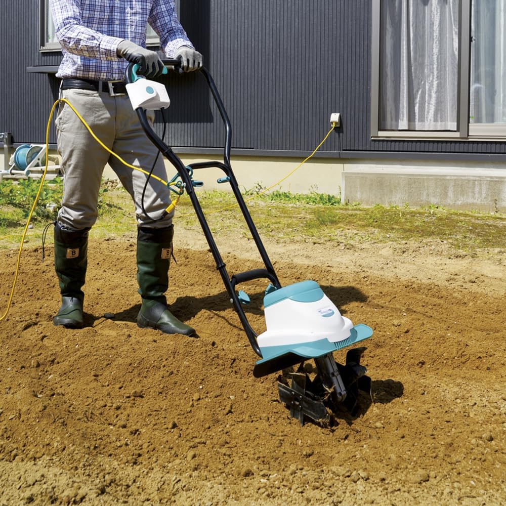 Takagi Electric Cultivator Saien-kun 800W GREEN ART GCV-110 [10m extension cord included] [No need to start the engine, ready to use and quiet] Home garden cultivator agricultural equipment electric cultivator mini cultivator