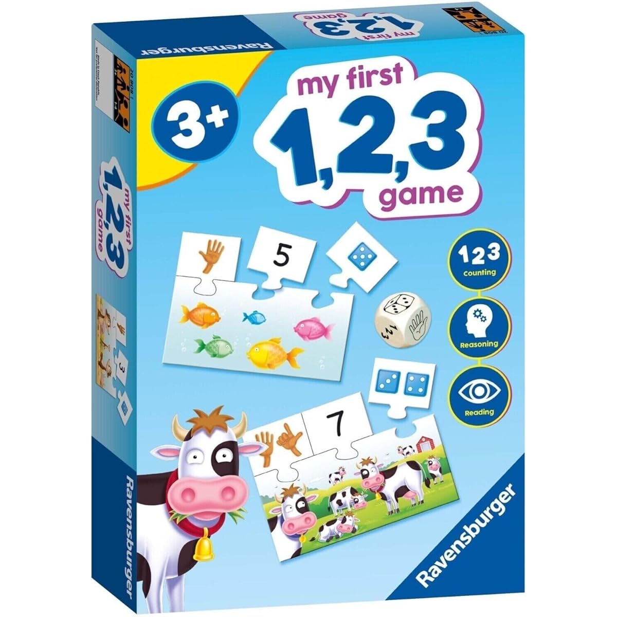 Ravensburger My First 1,2,3 Educational Game for Ages 4+ - Great for Early Learning & Development