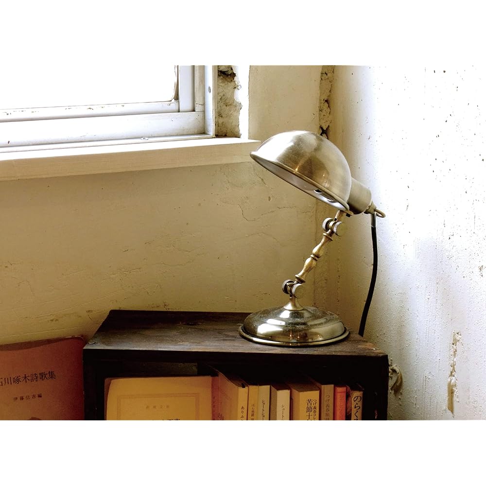 Interform Desk Light LT-2103GD Classic White Mini Bulb Gold Retro Antique