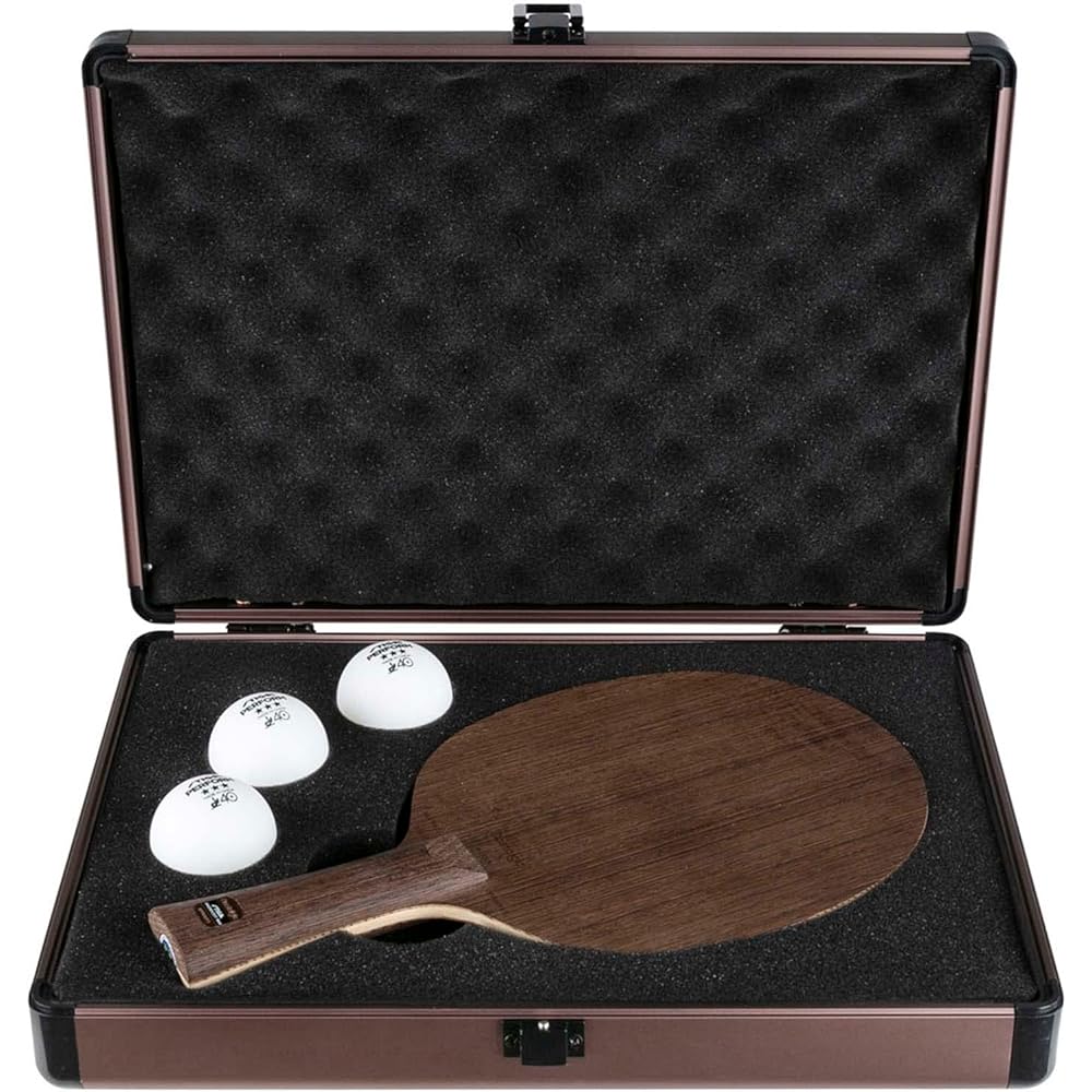 STIGA Table Tennis Racket Case Aluminum Racket Case Home Brown