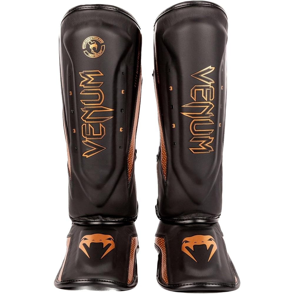 VENUM Leg Guard ELITE EVO SHINGUARDS //Legs Kickboxing Sparring Armor Shin Guard Martial Arts