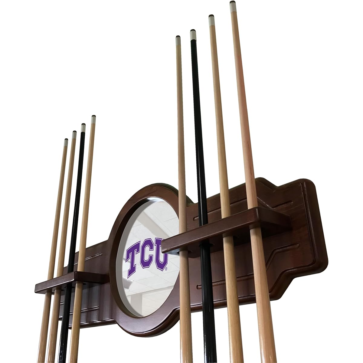 Holland Bar Stool Co. TCU Cue Rack, Black Finish