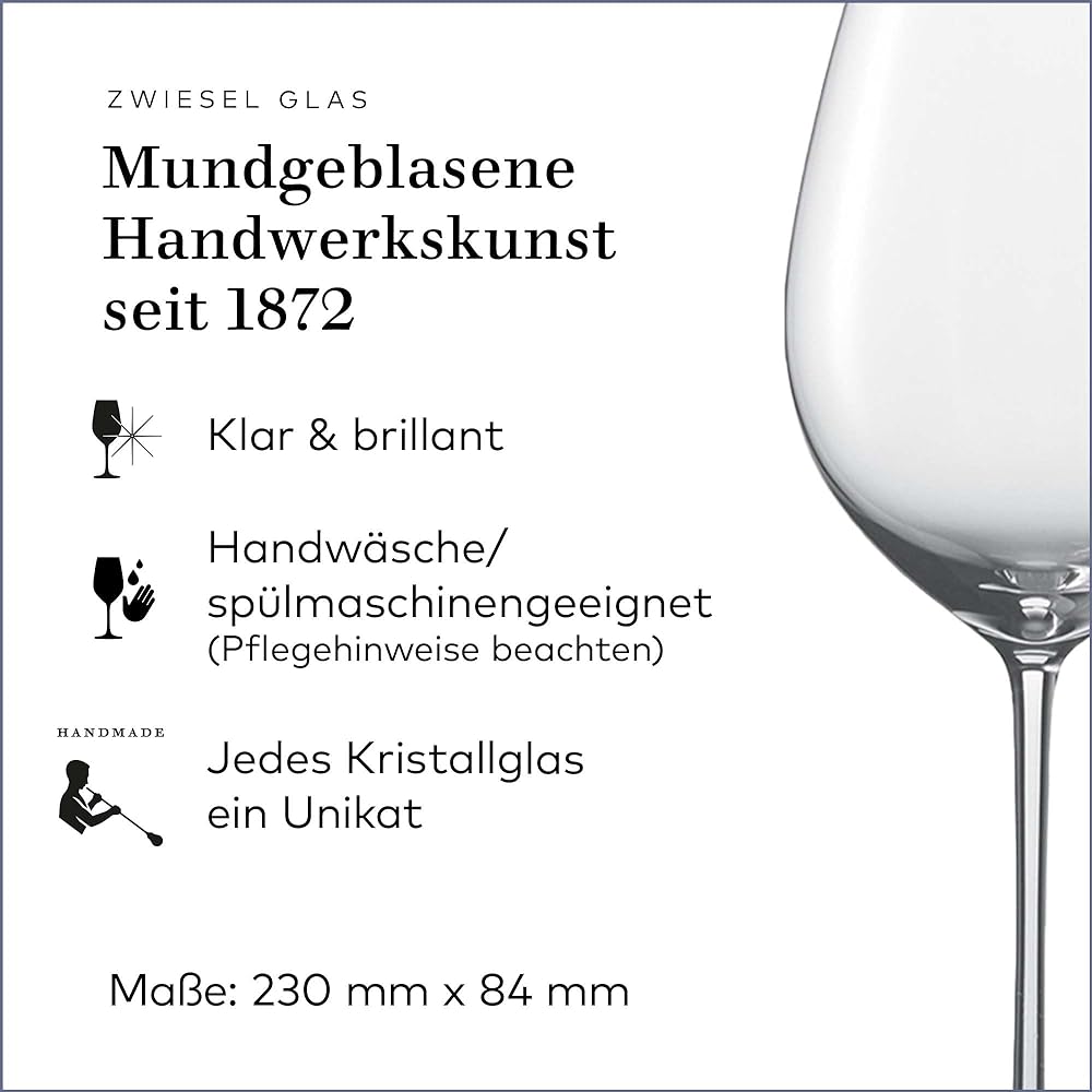 [Regular Imported Product] ZWIESEL Wine Glass Enoteca 415ml Chardonnay Handmade 122084 (Old Product Number 109597) Clear