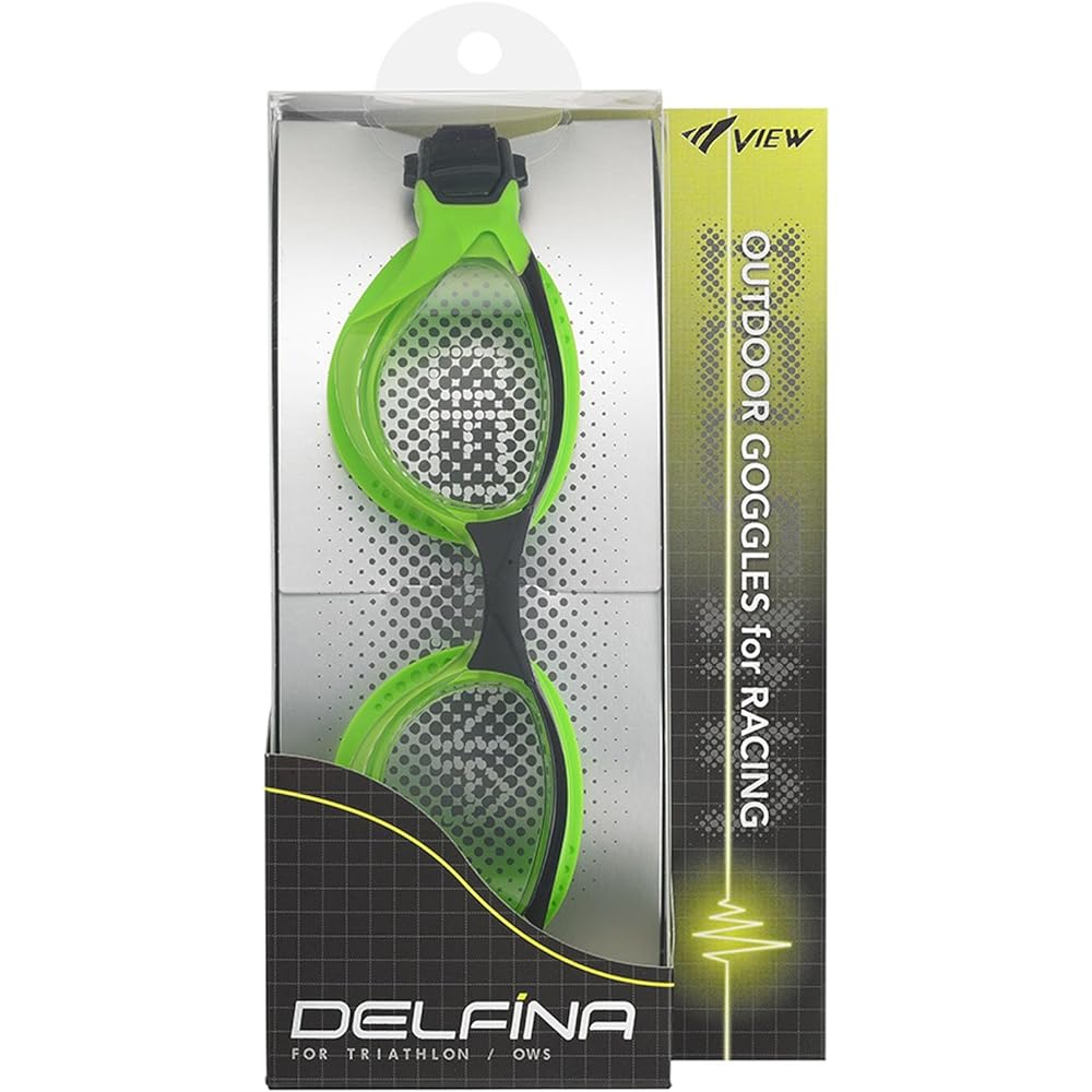 VIEW Swimming Goggles Swimming Outdoor Racing Goggles Normal Type DELFINA V2000