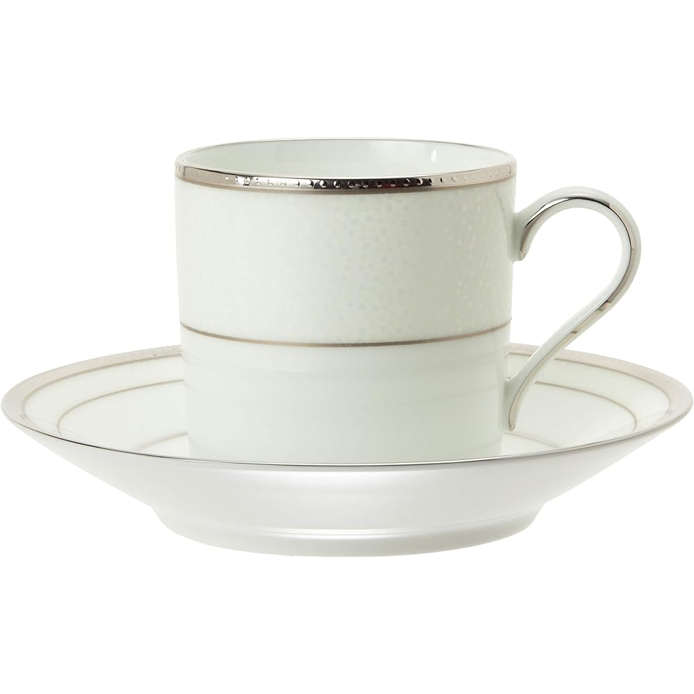Noritake Coffee Cup & Saucer 125cc Champagne Pearls Bone China T59881/4811