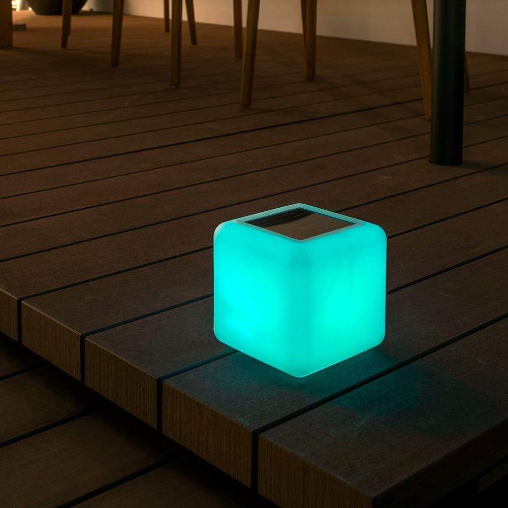 Takasho Garden Light Solar Light Colors Magic Cube LSW-02