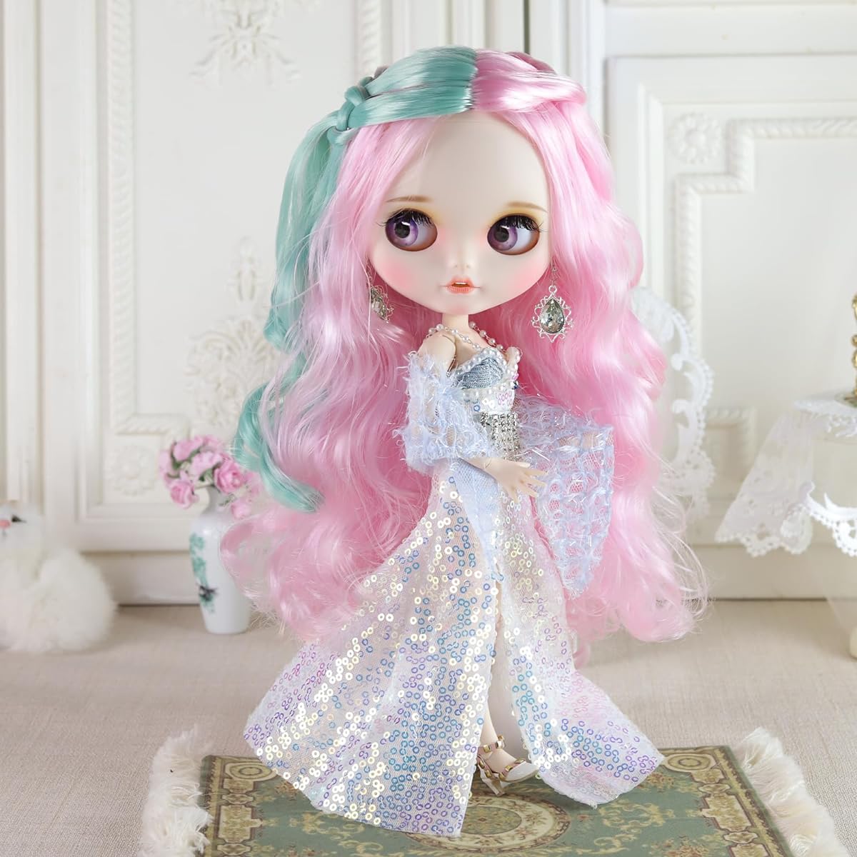ICY Fortune Days Doll, Hinamatsuri Gift, 4 kinds of pupil color + hand-painted makeup + 19 improved joint doll