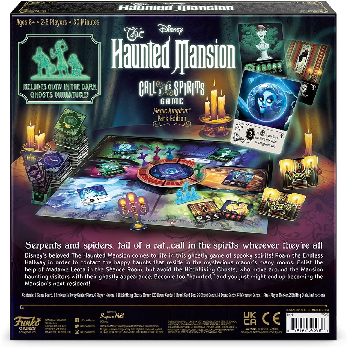 Funko Disney The Haunted Mansion - Call of the Spirits: Magic Kingdom Park Edition Game