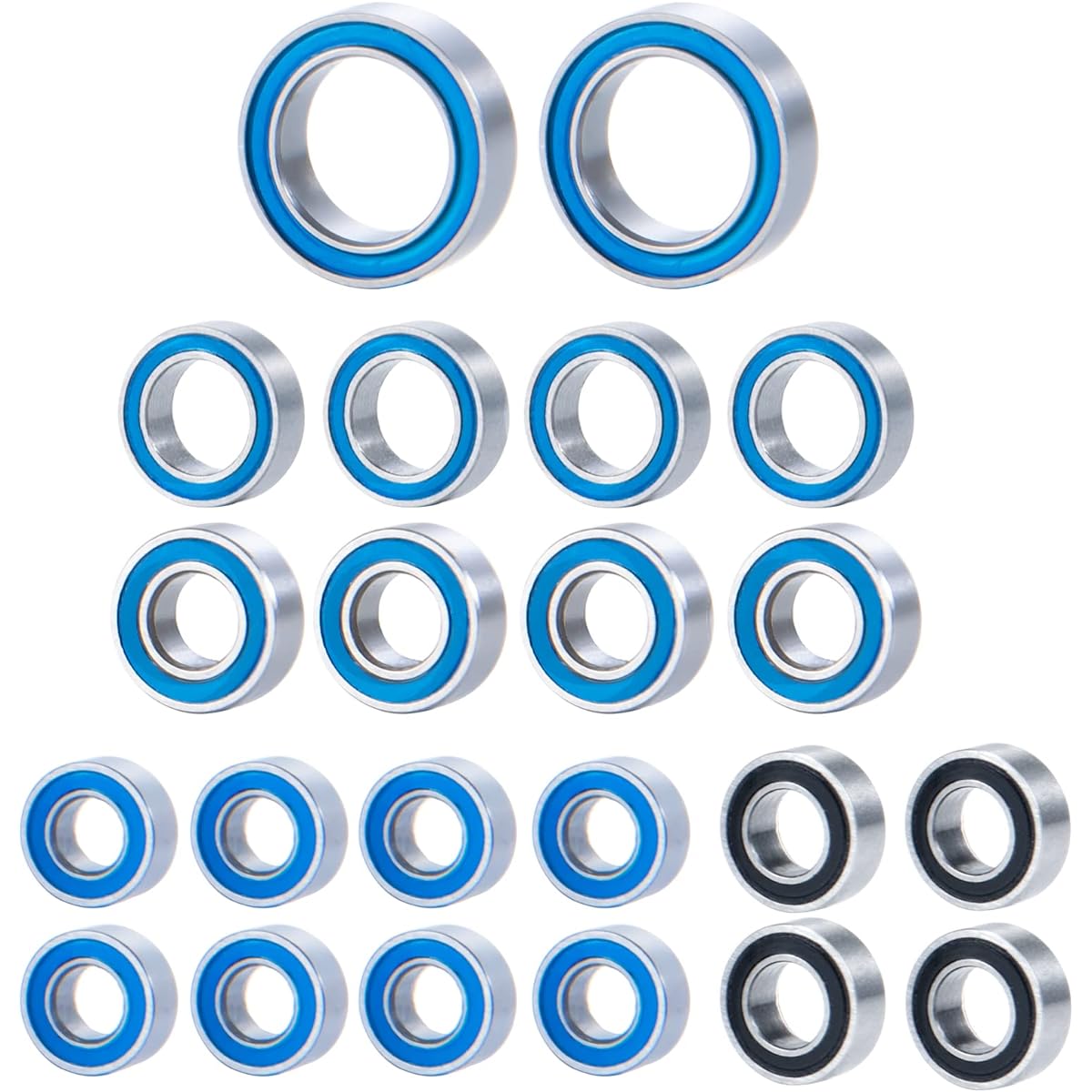 Benedict Harry 22pcs/set Ball Bearing Kit RC Crawler Car Traxxas 1/18 TRX4-M Upgrade
