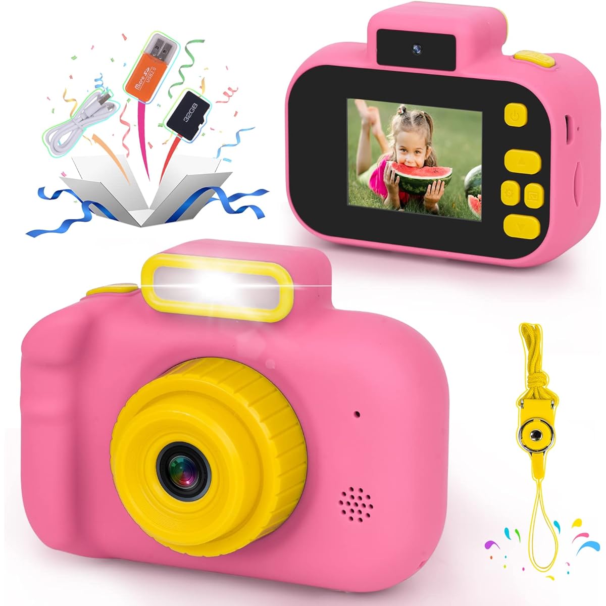 Kids camera, infant camera (pink)