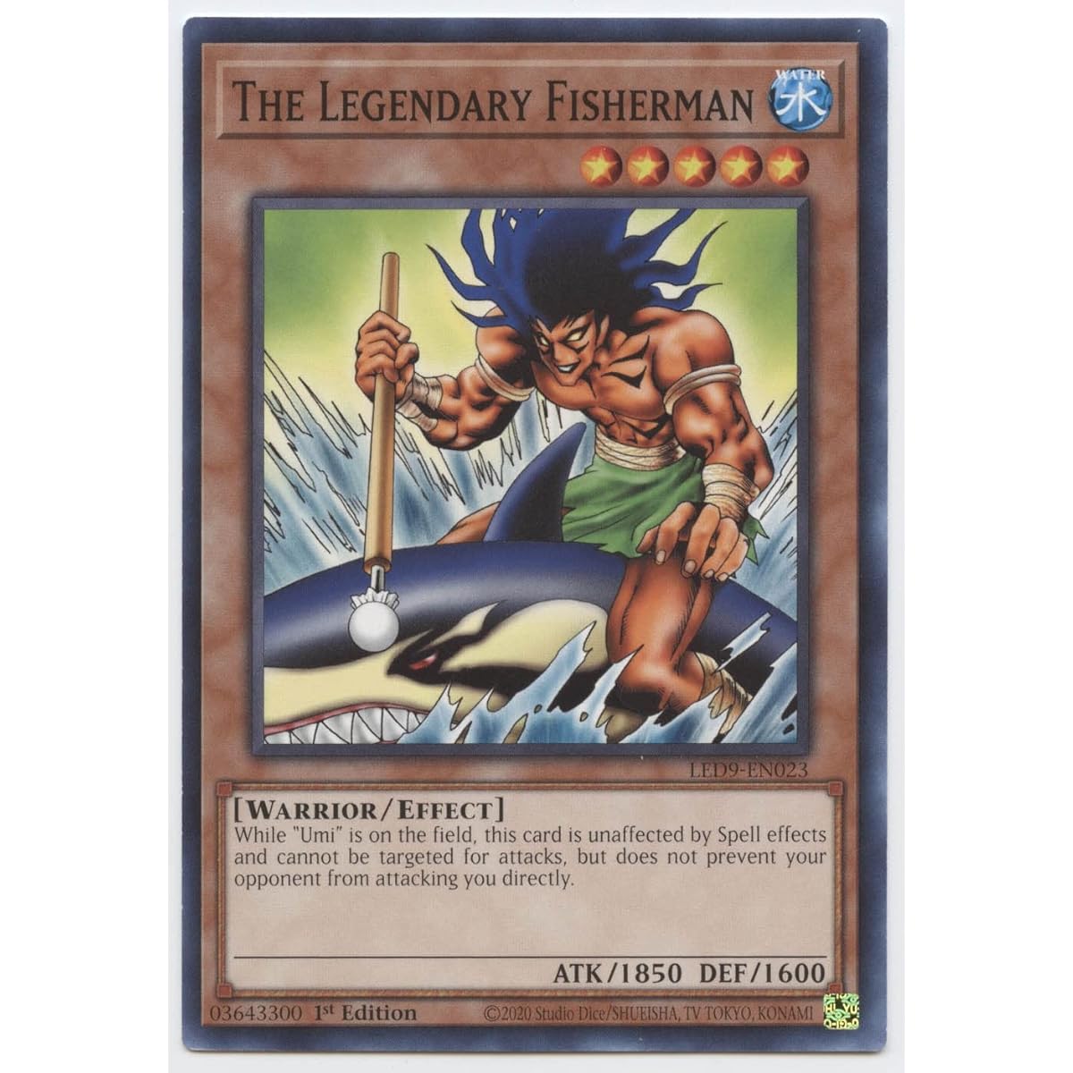 Legendary Fisherman - LED9-EN023 - Common - 1st Edition.