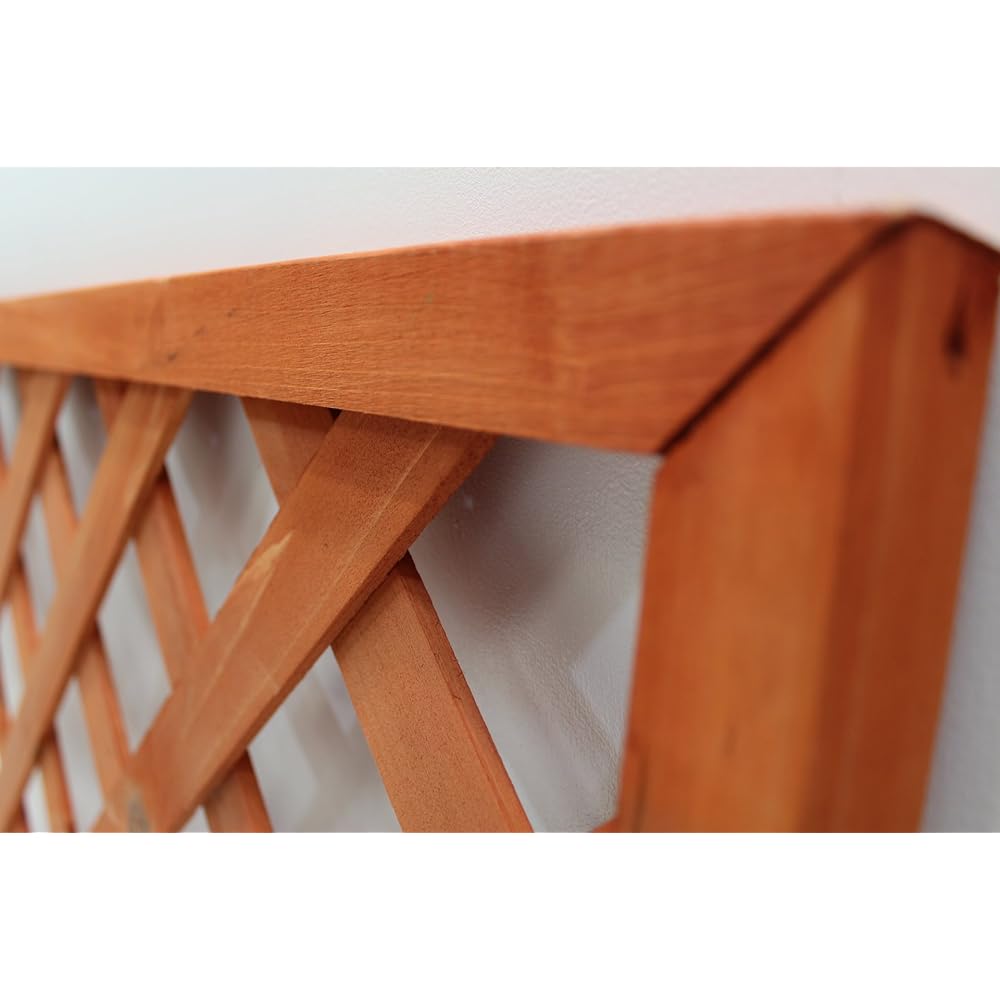 Natural cedar balcony lattes set of 4 90 x 90