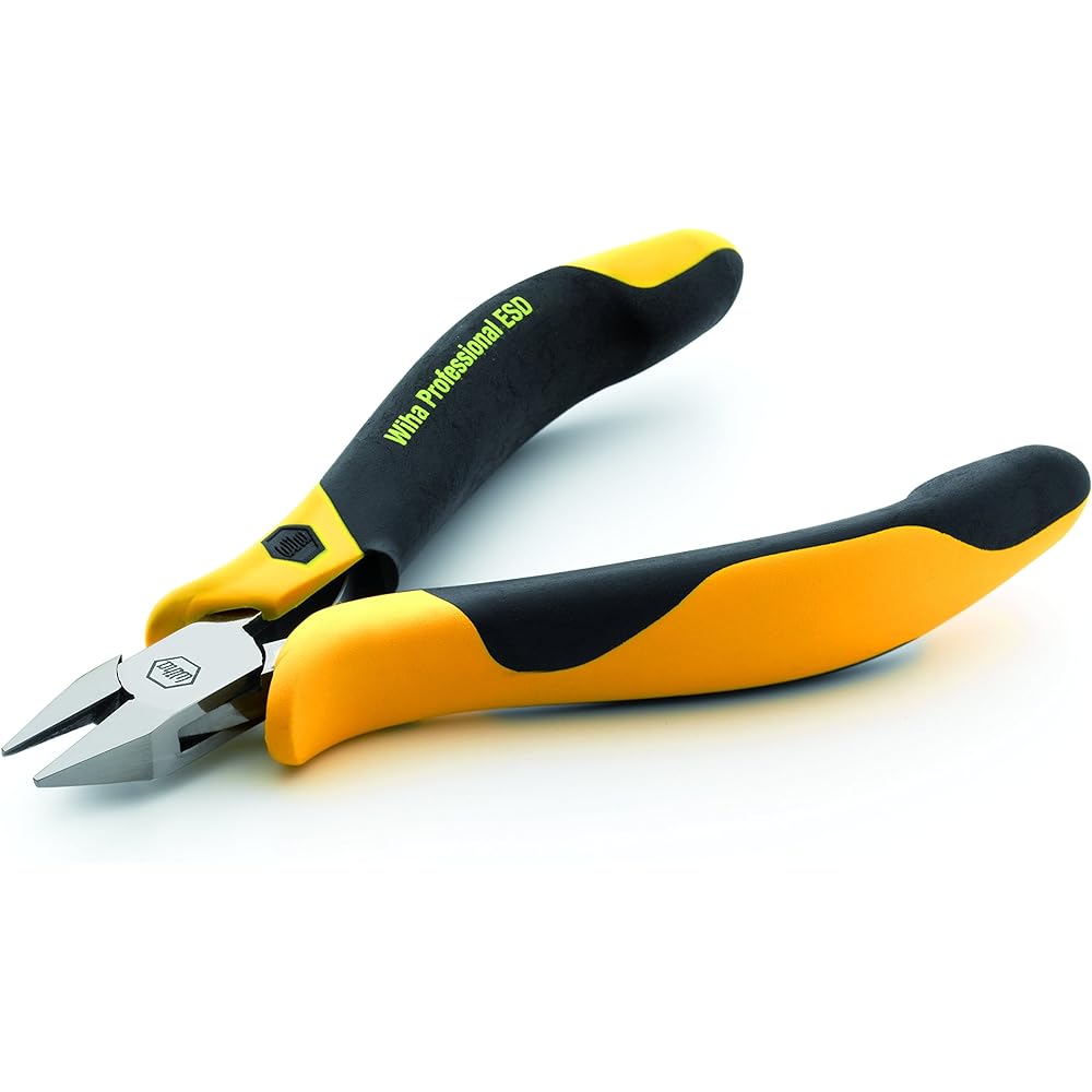 [Set of 2] wiha precision oblique nippers for electronics (FF blade, wide) 130mm HSR683EON130