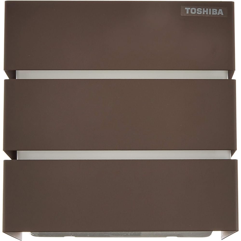 Toshiba Lighting & Technology LED Integrated Outdoor Bracket Porch Light Dark Brown 137 x 137