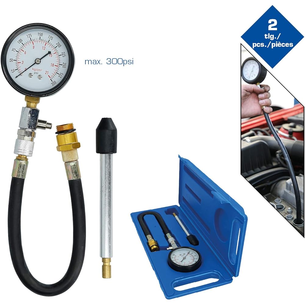 KS Tools Gasoline Engine Compression Tester Set of 2 BT581150