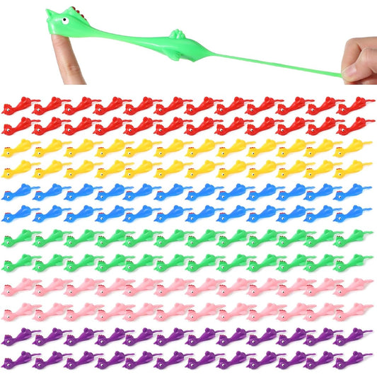 240 Pieces Slingshot Chicken Finger Toys, Rubber Slingshot Toys Chickens Flying Turkey for Kids Birthday Carnival Party Stretch Relax Game Toys Back to School Supplies Halloween Party Favors