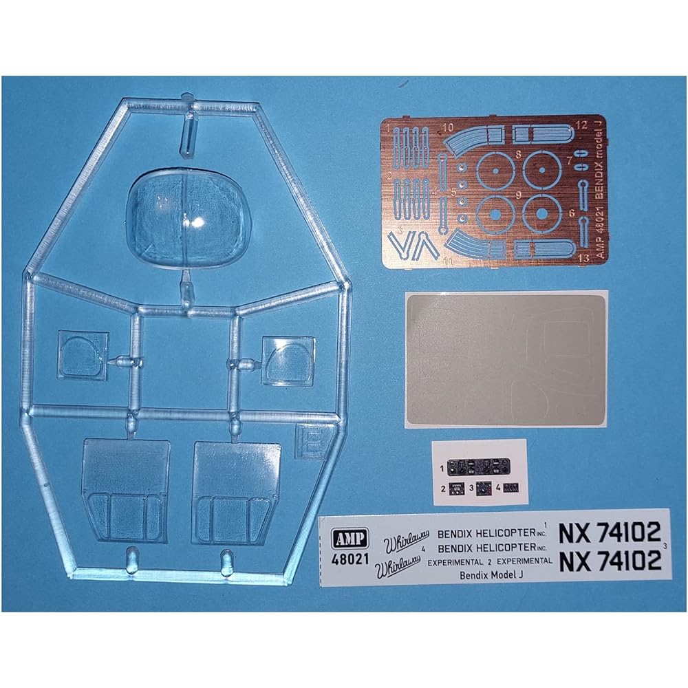 Micromil 1/48 US Navy Bendix Model J (AMP Brand) Plastic Model MKRAMP48-021 Molding Color